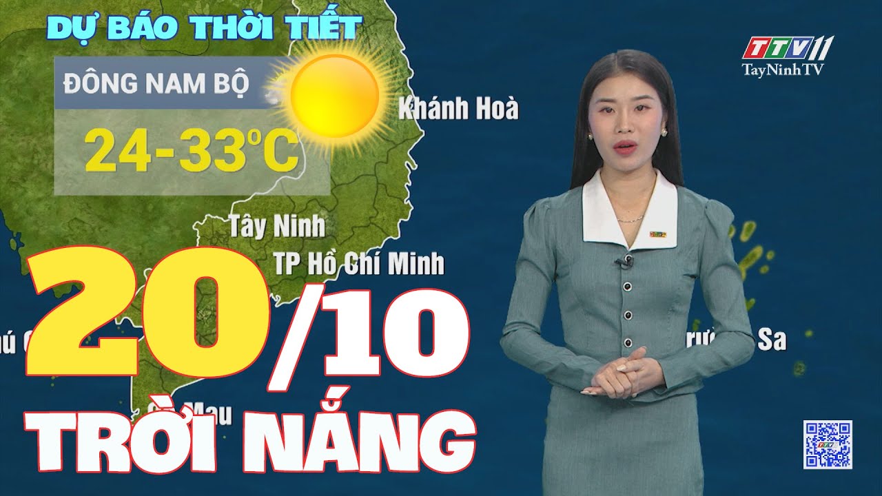 Bản tin thời tiết 20-10-2024 | TayNinhTVENT